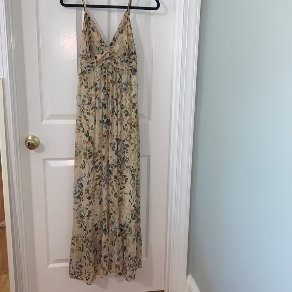 Rory Beca Multi Color Leopard Print Maxi Xs - image 1